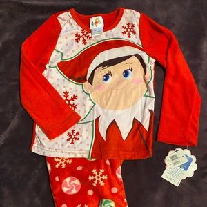Girl Elf on the Shelf long sleeve pajamas